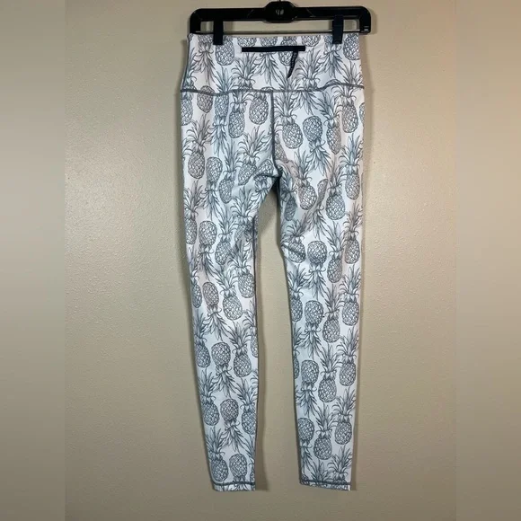Love Fitness Pineapplee Legging Full Length White size large - Picture 3 of 9